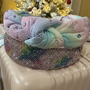 Pastel Beaded Headband Set - 2